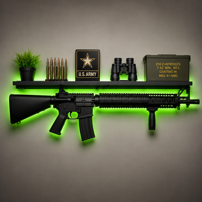 Tactical LED Rifle Shelf