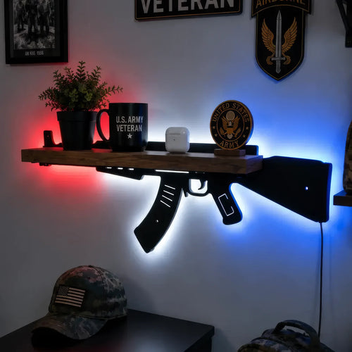 Tactical LED Rifle Shelf